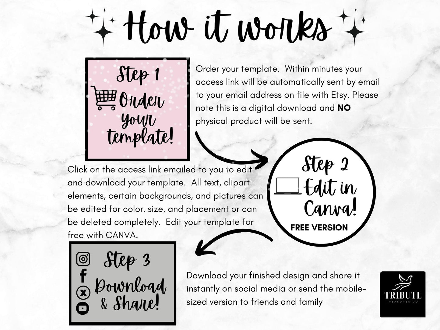 Customizable Funeral Announcement Template | Canva Editable | Instant Download | Memorial Service Invitation | Stairway to Heaven
