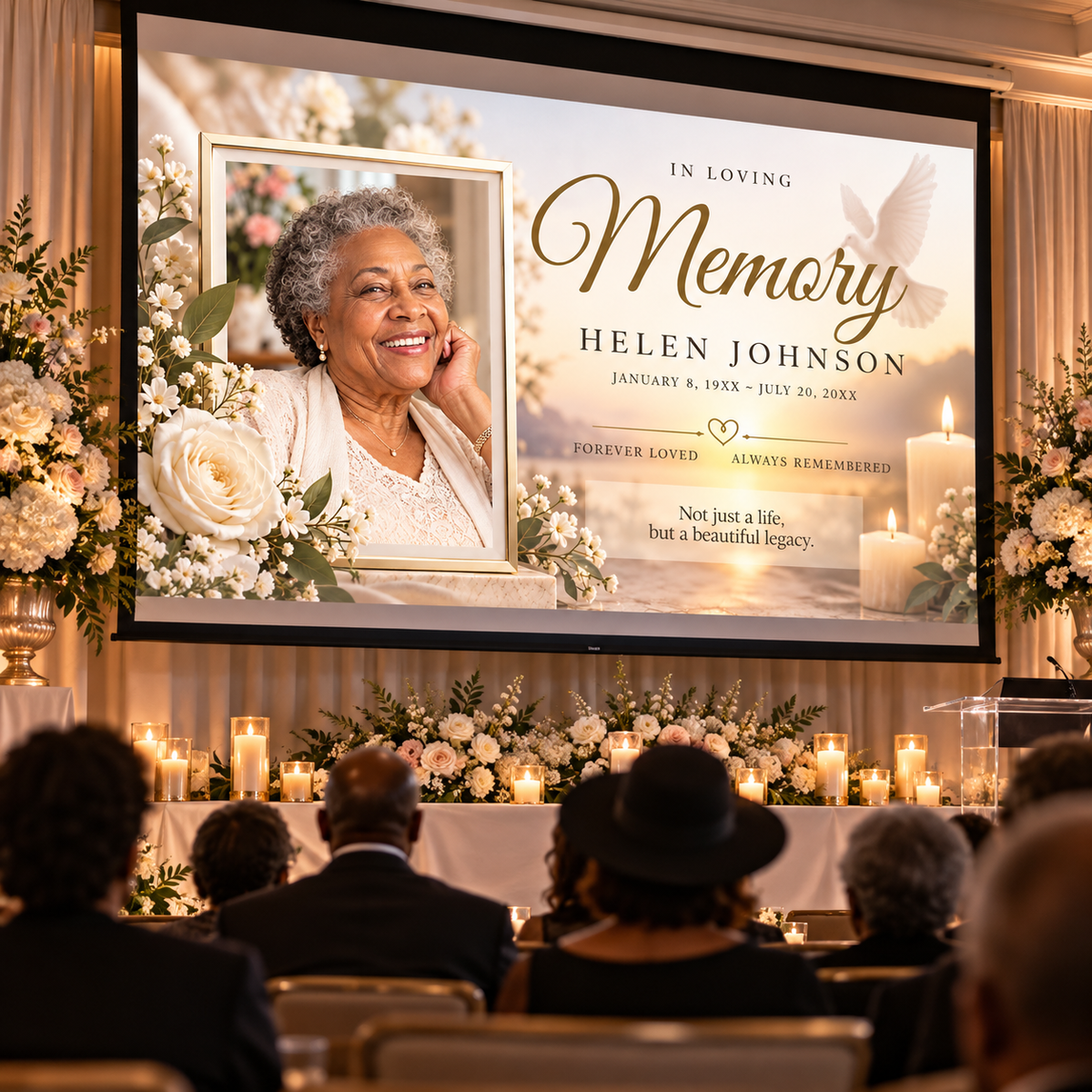 Funeral & Memorial Slideshow Templates