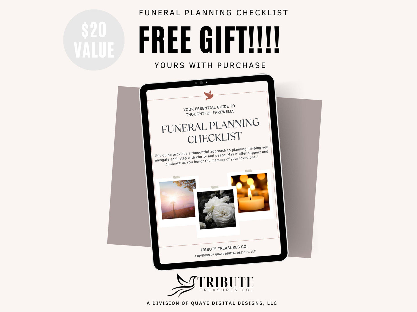 4-Page | 5.5x8.5 Bi-fold Funeral Program Book Design | Pastel Pink Floral | Obituary Book| Memorial Keepsake | Canva Template